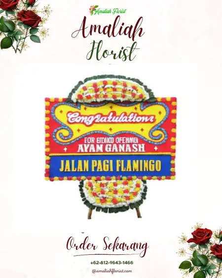 Sewa Papan Bunga Mlajah